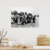 ダグラス・マッカーサーはレイテ・フィリピン島に上陸 ポスター (キッチン)