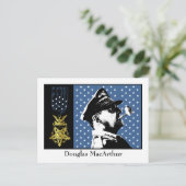 ダグラス・マッカーサー – 名誉メダル ポストカード (スタンド正面)