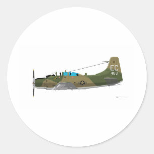 ダグラスA-1E Skyraider ラウンドシール