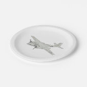 ダグラスA-26の侵略者の紙のパーティーのプレート ペーパープレート (アングル)