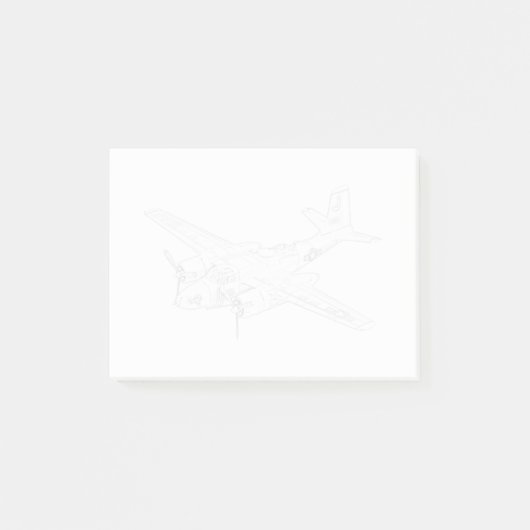 ダグラスA-26インベーダー ポストイット (正面)