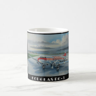 ダグラスDC-3のコーヒー・マグ コーヒーマグカップ