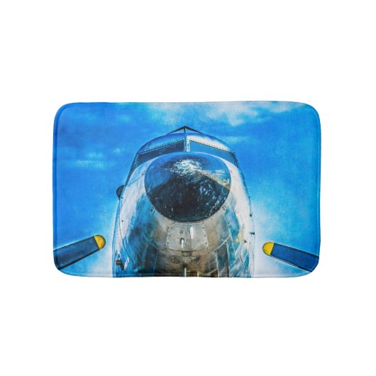 ダグラスDC-3航空機 バスマット (正面)