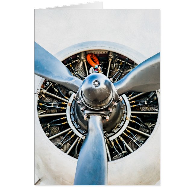 ダグラスDC-3航空機。プロペラ (正面)