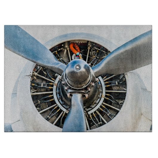 ダグラスDC-3航空機 プロペラ カッティングボード (正面)