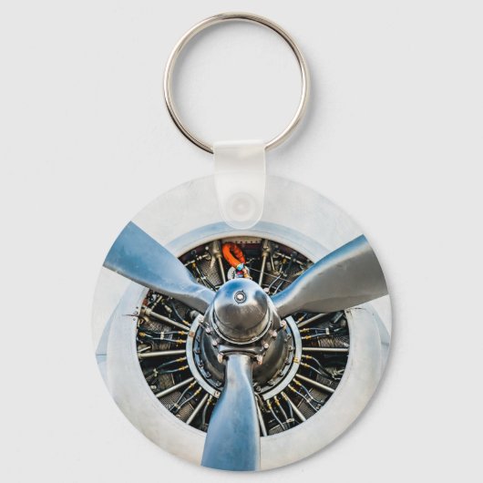 ダグラスDC-3航空機。プロペラ キーホルダー (正面)