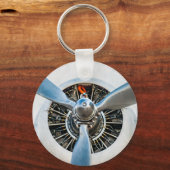 ダグラスDC-3航空機。プロペラ キーホルダー (正面)