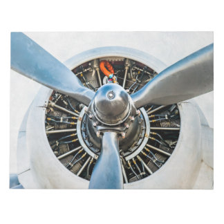 ダグラスDC-3航空機。プロペラ ノートパッド