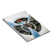 ダグラスDC-3航空機。プロペラ ノートブック (右側)