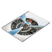 ダグラスDC-3航空機。プロペラ ノートブック (左側)