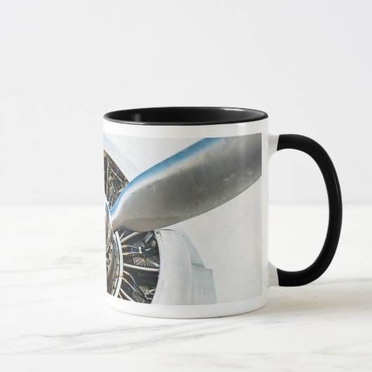 ダグラスDC-3航空機。プロペラ マグカップ (右)