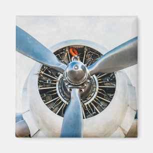 ダグラスDC-3航空機。プロペラ マグネット