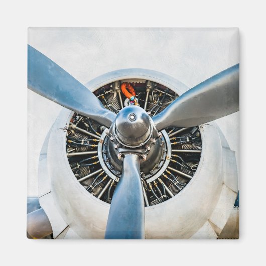 ダグラスDC-3航空機。プロペラ マグネット (正面)