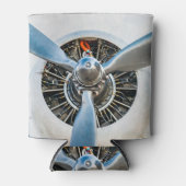 ダグラスDC-3航空機。プロペラ 缶クーラー (正面)