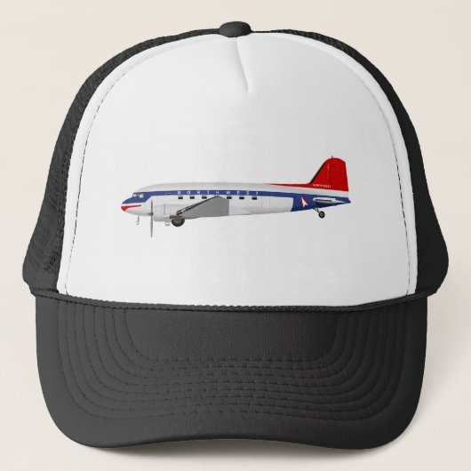 ダグラスDC-3 Skytrainノースウェスト航空 キャップ (正面)