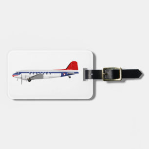 ダグラスDC-3 Skytrainノースウェスト航空 ラゲッジタグ