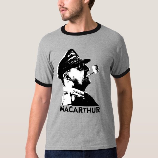 ダグラスMacArthur概要 Tシャツ (正面)
