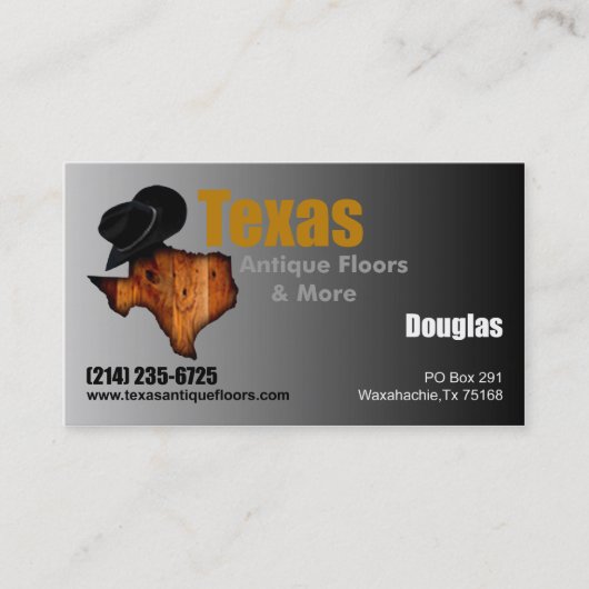 ダグラスTAFカード 名刺 (正面)