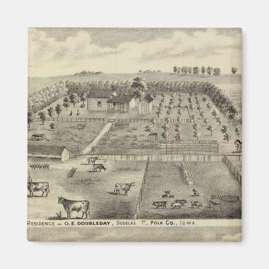 ダグラスTpレジデンスとオフィス マグネット (正面)