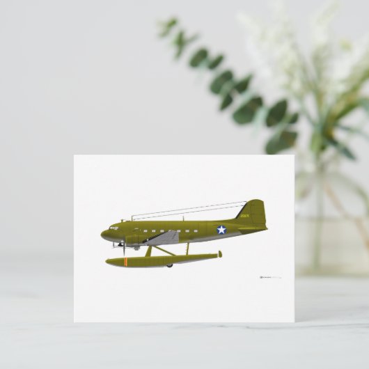 ダグラスXC-47 ポストカード (スタンド正面)