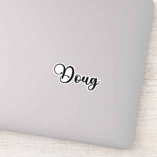 ダグ名 – 手書き書道 シール (詳細)
