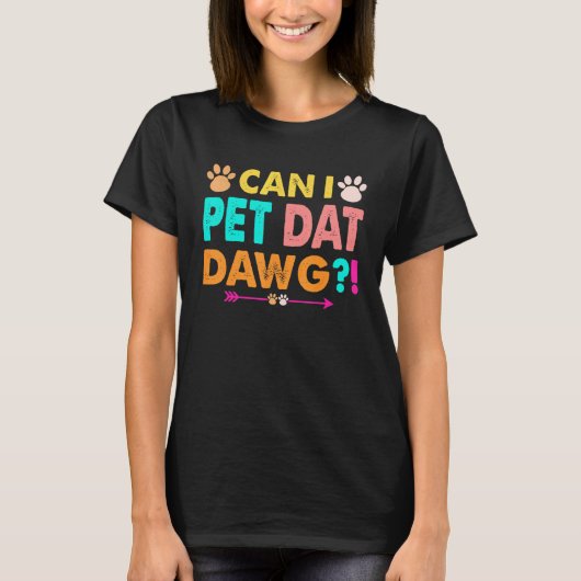 ダグ犬でペットを飼う Tシャツ (正面)