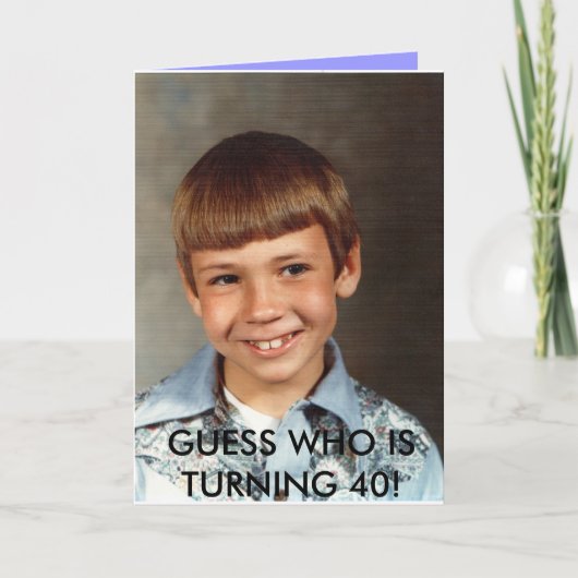 ダグ#10、誰が40を回しているか推測！ 招待状 (正面)