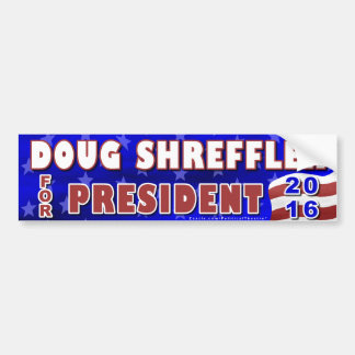 ダグShrefflerの大統領2016年の選挙民主党員 バンパーステッカー