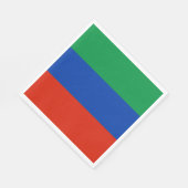 ダゲスタン国旗 スタンダードランチョンナプキン (角)