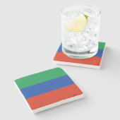 ダゲスタン国旗 ストーンコースター (横)