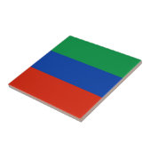 ダゲスタン国旗 タイル (側面)