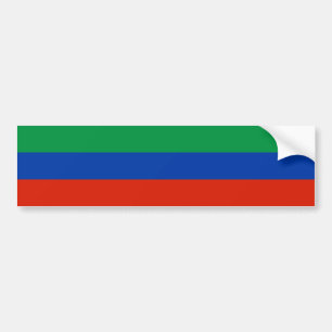 ダゲスタン国旗 バンパーステッカー