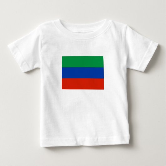 ダゲスタン国旗 ベビーTシャツ (正面)