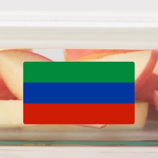 ダゲスタン国旗 ラベル (貼付)