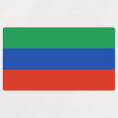 ダゲスタン国旗 ラベル (デザイン1)