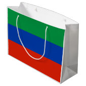ダゲスタン国旗 ラージペーパーバッグ (裏面アングル)