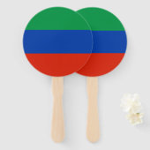 ダゲスタン旗 ハンドファン (正面&裏面)