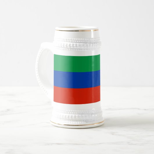 ダゲスタン旗 ビールジョッキ (正面左)