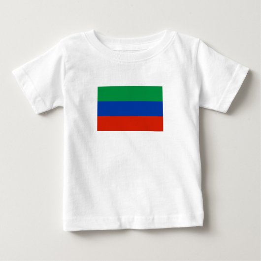 ダゲスタン旗 ベビーTシャツ (正面)