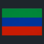 ダゲスタン旗 ポスター<br><div class="desc">ダゲスタンの愛国旗</div>