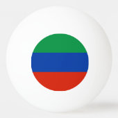 ダゲスタン旗 卓球ボール (裏面)