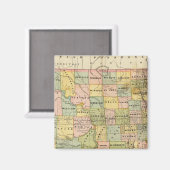 ダコタの地図 マグネット (正面/裏面)