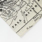 ダコタの正しい地図 フリースブランケット (角)