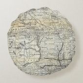 ダコタの正しい地図 ラウンドクッション (裏面)
