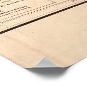 ダコタ州の地区地図 ポスター (角)