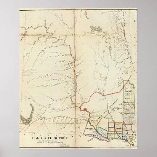 ダコタ州 ポスター (正面)
