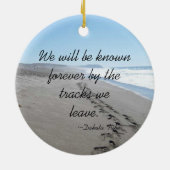 ダコタ部族引用文オーナメント セラミックオーナメント (裏面)