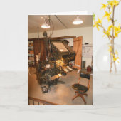 「ダコタ・ビレッジ・プリンティング・プレス」誕生日カード カード (黄色い花)