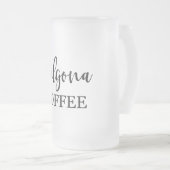 ダゴナティクトックホイップコーヒー フロストグラスビールジョッキ (正面右)