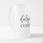 ダゴナティクトックホイップコーヒー フロストグラスビールジョッキ (正面左)